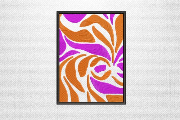 Abstract Art Embroidery Design: A Fresh Statement for Boutique Apparel