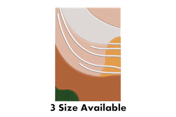 Abstract Waves Embroidery Design: A Seasonal Must-Have for Modern Crafters