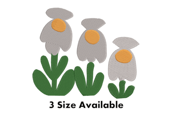 Cute Daisy Trio Embroidery Design Review for Small Business Branding