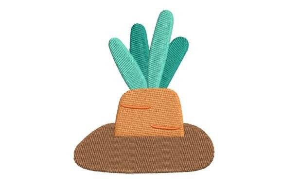 Growing Carrot Embroidery Design – A Fresh Branding Pick
