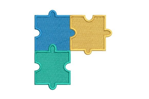 Puzzle Embroidery Design: A Meaningful Touch for Personalized Gifts