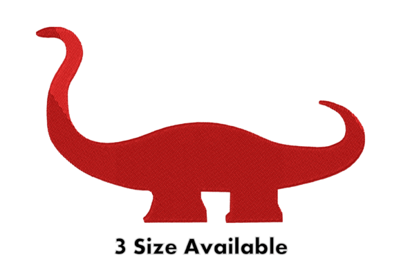 Red Dinosaur Embroidery Design File: A Playful Holiday Addition