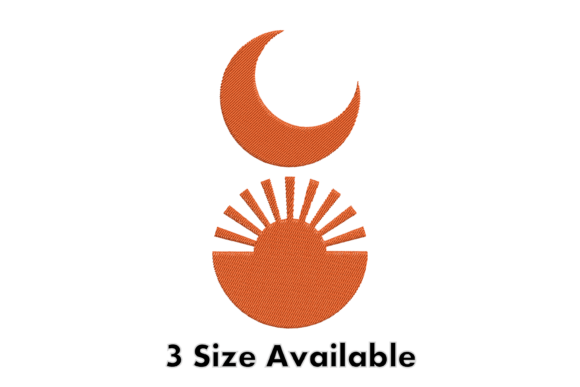Sun and Moon Embroidery Design: A Balanced Touch for Meaningful Gifts